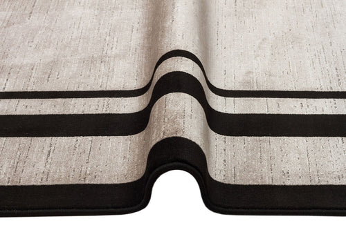 Tromso Grey Frame Machine Made Area Rug