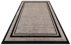 Tromso Grey Frame Machine Made Area Rug