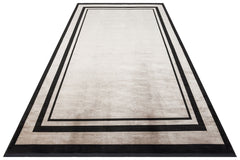 Tromso Grey Frame Machine Made Area Rug