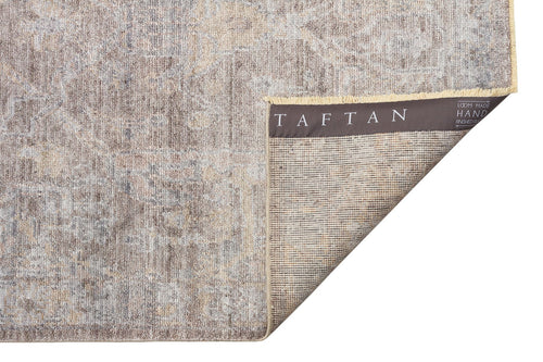 Ushak Grey Rug – Handmade Flatweave Rug | Overdyed Classic Grey Carpet, Anti Slip