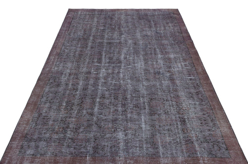 Atina Grey Vintage Wool Handmade Area Rug 5'2" x 8'1"