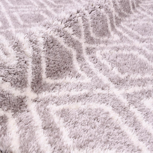 Modern Area Rug - Geometric Machine Made Micropolyester Carpet 5 Cm Pile Height