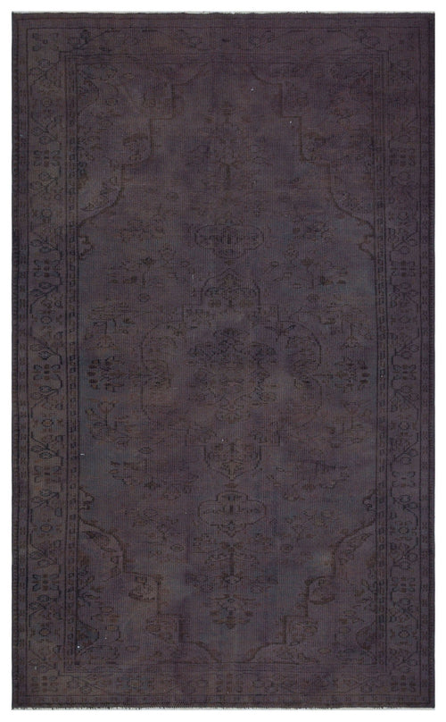 Atina Grey Vintage Wool Handmade Area Rug 6'1" x 10'0"