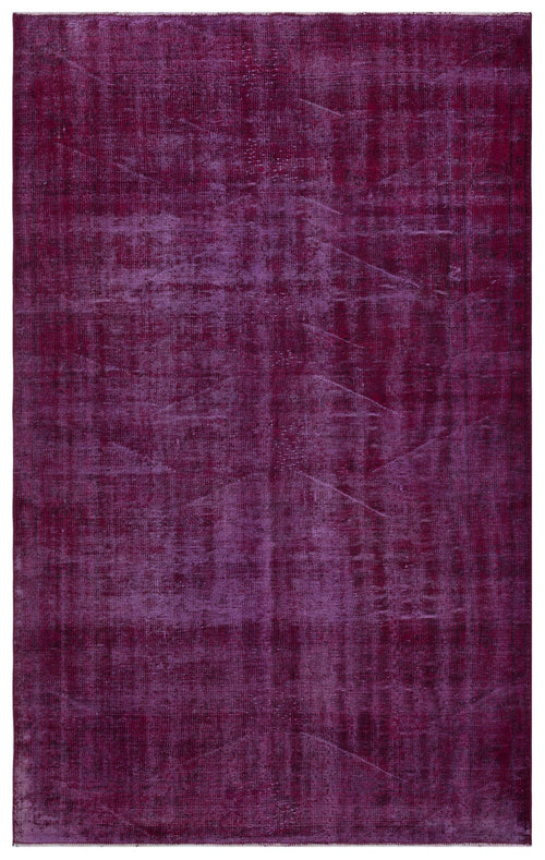 Atina Pink Vintage Wool Handmade Area Rug 5'6" x 10'3"