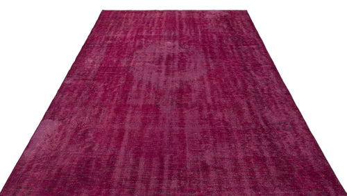 Atina Pink Vintage Wool Handmade Area Rug 6'0" x 8'6"