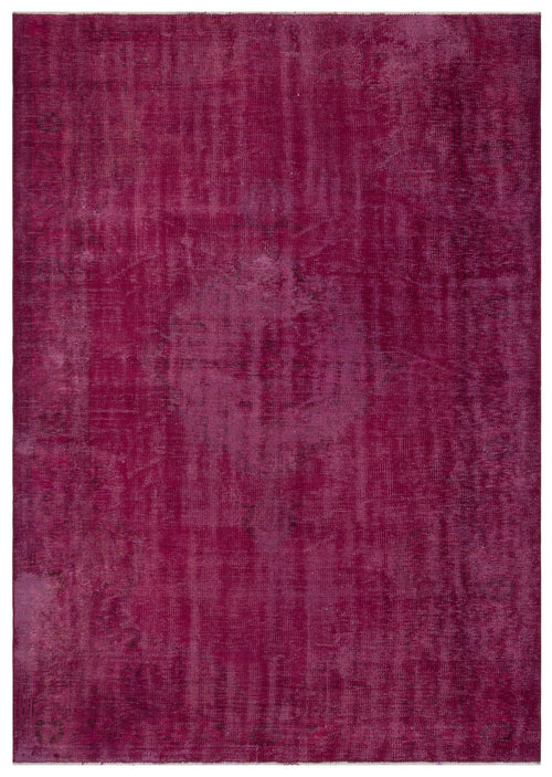 Atina Pink Vintage Wool Handmade Area Rug 6'0" x 8'6"