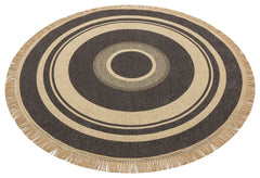 Cotton Kilim Carpet - Modern Geometric Kilim Rug | Non Slip Woven Rug, Soft Texture