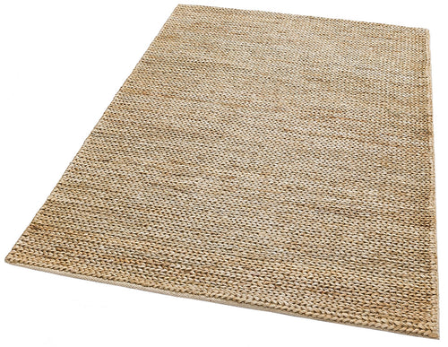 Handmade Jute Rug – Beige Natural Fiber Carpet | Modern Flatweave Eco Friendly Mat
