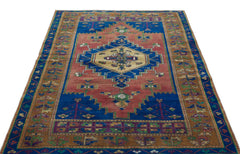 Kavala Brown Classic Wool Handmade Area Rug 4'4" x 5'9"