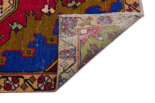 Kavala Red Classic Wool Handmade Area Rug 3'10" x 7'10"