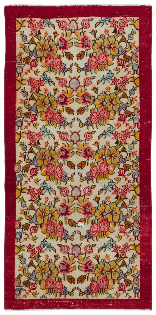 Kavala Red Classic Wool Handmade Area Rug 3'3" x 6'6"