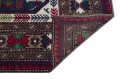 Kavala Burgundy Classic Wool Handmade Area Rug 4'6" x 7'7"