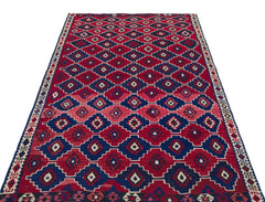 Kavala Red Classic Wool Handmade Area Rug 4'3" x 6'11"