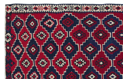 Kavala Red Classic Wool Handmade Area Rug 4'3" x 6'11"