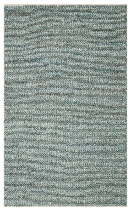 Ybbs Blue Modern Washable Kilim