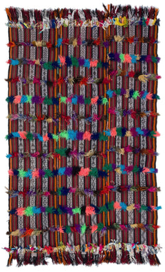 Kavala Red Classic Wool Handmade Area Rug 5'7" x 9'6"