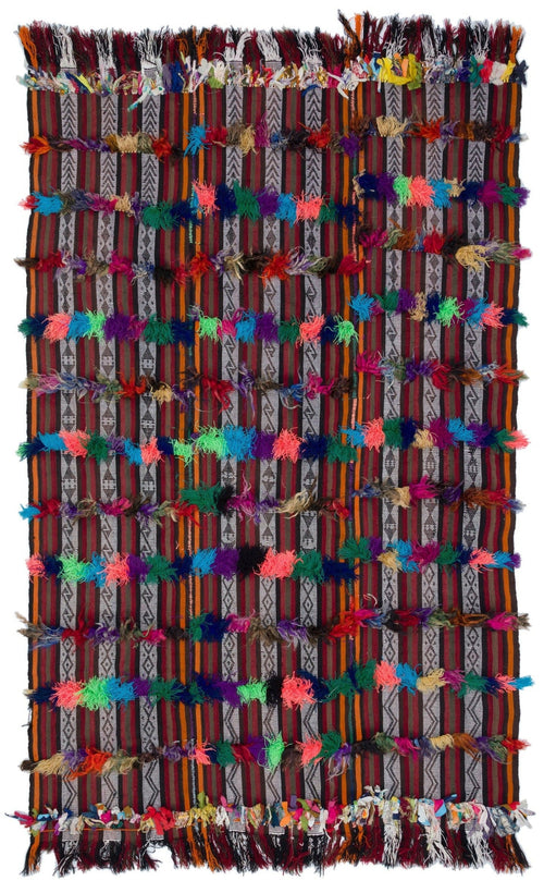 Kavala Red Classic Wool Handmade Area Rug 5'7" x 9'6"