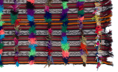 Kavala Red Classic Wool Handmade Area Rug 5'7" x 9'6"