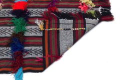 Kavala Red Classic Wool Handmade Area Rug 4'7" x 12'0"