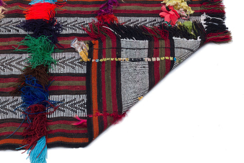 Kavala Red Classic Wool Handmade Area Rug 4'7" x 12'0"