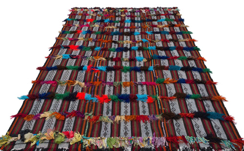 Kavala Red Classic Wool Handmade Area Rug 4'7" x 12'0"