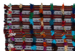 Kavala Red Classic Wool Handmade Area Rug 4'7" x 12'0"