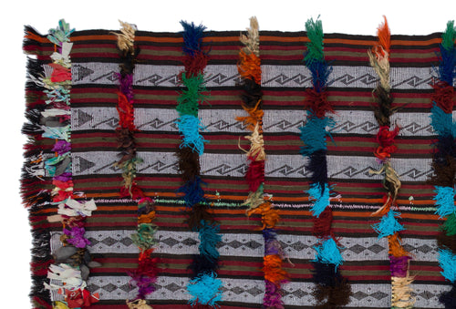 Kavala Red Classic Wool Handmade Area Rug 4'7" x 12'0"