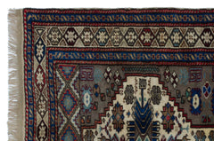 Kavala Brown Classic Wool Handmade Area Rug 3'4" x 4'9"