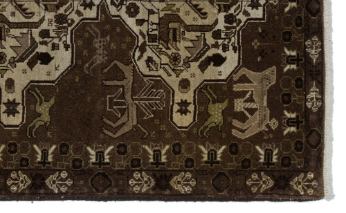 Kavala Red Classic Wool Handmade Area Rug 3'11" x 6'5"