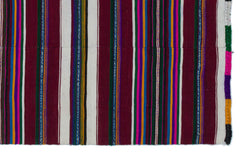 Kavala Purple Classic Wool Handmade Area Rug 4'1" x 6'5"