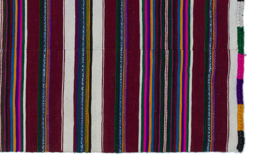 Kavala Purple Classic Wool Handmade Area Rug 4'1" x 6'5"