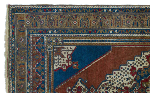 Kavala Brown Classic Wool Handmade Area Rug 4'3" x 6'11"