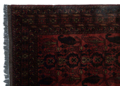Kavala Red Classic Wool Handmade Area Rug 4'11" x 6'7"