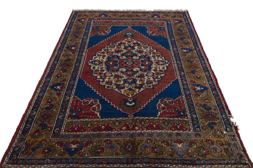 Kavala Brown Classic Wool Handmade Area Rug 5'0" x 7'4"