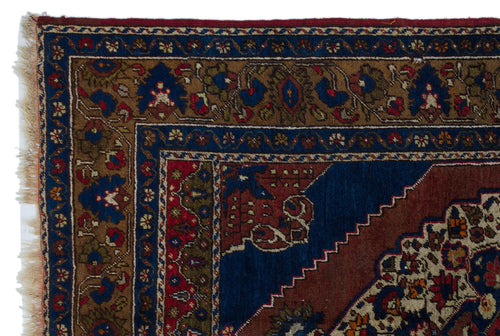 Kavala Brown Classic Wool Handmade Area Rug 5'0" x 7'4"