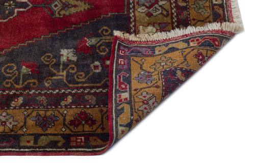 Kavala Red Classic Wool Handmade Area Rug 3'5" x 7'9"