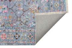 Vintage Kilim Rug – Blue Kilim Rug Washable Non Slip Flatweave Carpet