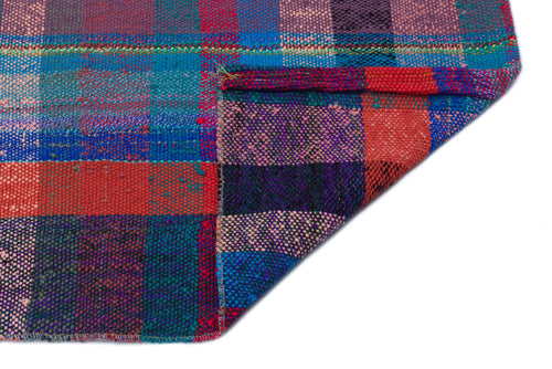 Girit Beige Striped Wool Handmade Area Rug 3'3" x 13'7"