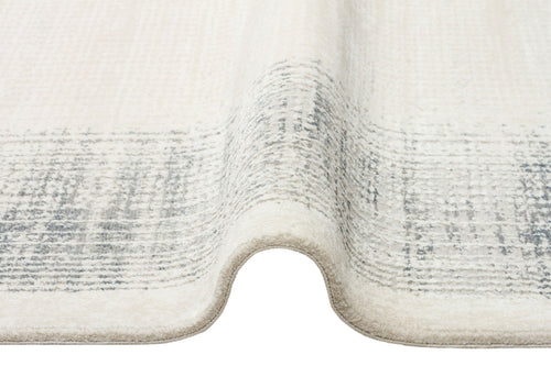 Vintage Area Rug - Cream Machine Made Rug | Washable Non Slip Flatweave Carpet