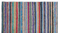 Girit 31952 Multy Striped Wool Handmade Area Rug 5'3" x 9'5"