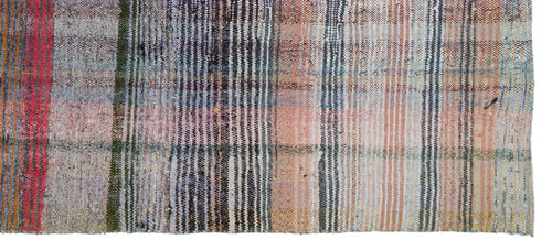 Girit Multy Striped Wool Handmade Area Rug 5'1" x 9'0"