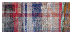Girit Multy Striped Wool Handmade Area Rug 5'1" x 9'0"