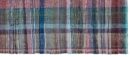 Girit Multy Striped Wool Handmade Area Rug 5'11" x 8'1"