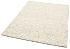 Handmade Jute Rug - White Modern Flatweave Natural Fiber Carpet for Living Room