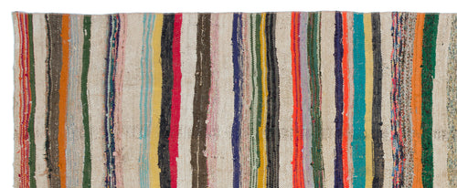 Girit 32048 Multy Striped Wool Handmade Area Rug 4'8" x 11'10"