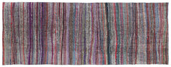 Girit Multy Striped Wool Handmade Area Rug 5'6" x 10'0"