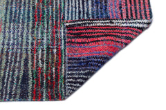 Girit Beige Striped Wool Handmade Area Rug 4'3" x 12'5"