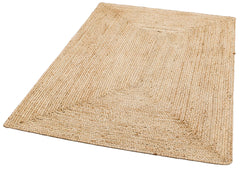 Handmade Jute Rug – Beige Modern Natural Jute Carpet With Soft Texture