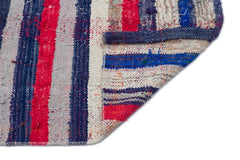 Girit Multy Striped Wool Handmade Area Rug 2'9" x 9'3"