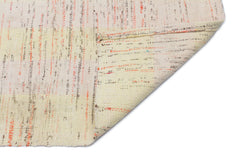 Girit 32484 Beige Striped Wool Handmade Area Rug 2'9" x 7'7"